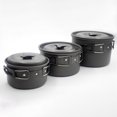 thumbnail image 1 of CTIRCHIU 1 Ensemble Équipement de Cuisine de Camp Alliage d'Aluminium Noir pour Sorties Amusantes, 1 of 8