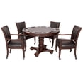 thumbnail image 1 of Ensemble de table de jeu de poker Bridgeport 2 en 1 - Noyer, 1 of 4