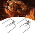 thumbnail image 3 of Barbecue Grill Rotisserie Spit Chicken Forks - 2PCS Multifonctionnel en Acier Inoxydable Barbecue Fourchette Grill Fourche Rôti Spit Fourchettes Poulet Grill Barbecue Accessoires, 3 of 11