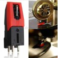 thumbnail image 2 of JIAHAOO Aiguille de Stylet pour Gramophone Classique et Tourne-Disque Noir + Rouge, Offre une Lecture Fluide et Silencieuse, 2 of 4