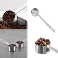 thumbnail image 1 of Oleegame 1PC Stainless Steel Cutlery Set Coffee Spoon Stainless 30ML Measuring Spoon Kitchen Measuring Spoon Milk Powder Measuring Spoon Silver, 1 of 7