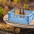 thumbnail image 4 of TIMIFISDesktop Folding Storage Basket Kitchen Household Refrigerator Industrial Style Coffee Corner Sundry Organising Basket Stackable Small Size, 4 of 6