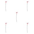 thumbnail image 1 of kurtrusly Wedding Decor With Simulated Calla - Choose Variety Of Colors And Styles With High 3D And Simulation Durable PU Tender pink 5PCS, 1 of 6