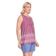 thumbnail image 4 of Iyla Women's Border Printed Top, 4 of 6