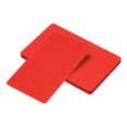 thumbnail image 1 of Unique Bargains 0.8mm Metal Business Cards Blank Name Card Laser Engraving Anodized Aluminum, Red 6 Pack, 1 of 6