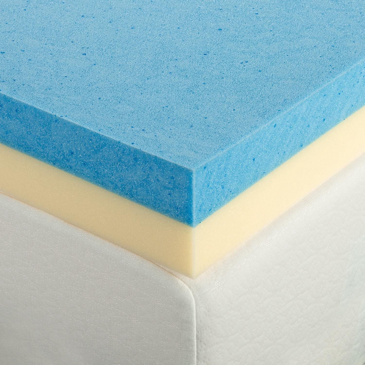 Surmatelas en mousse mémoire gel rafraîchissante de 4 po Spa Sensations de Zinus