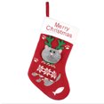thumbnail image 1 of FAROOT Stocking Shaped Hanging Candy Bag, Christmas Cookie Gift Storage Pouch, 1 of 7