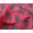 thumbnail image 4 of oneOone Silk Tabby Fabric Leaves & Floral Block Decor Fabric Printed BTY 42 Inch Wide, 4 of 5