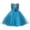 Blue, variant on Wdgfv Girls Princess Dress Sequin Tulle Flower Pageant Birthday Party Wedding Bridesmaid Girl Dresses Light Purple 6-7 Years
