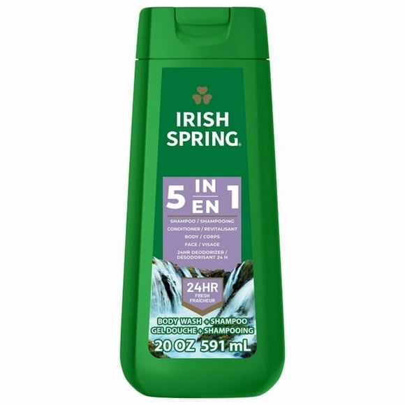 Irish Spring 5-in-1 Body Wash for Men, 591 mL, 591 mL