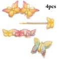 thumbnail image 2 of Pince à Cheveux pour Filles Papillon - 4 Pcs Barrette Cheveux Bobby épingle Alligator épingle à Cheveux, 2 of 10