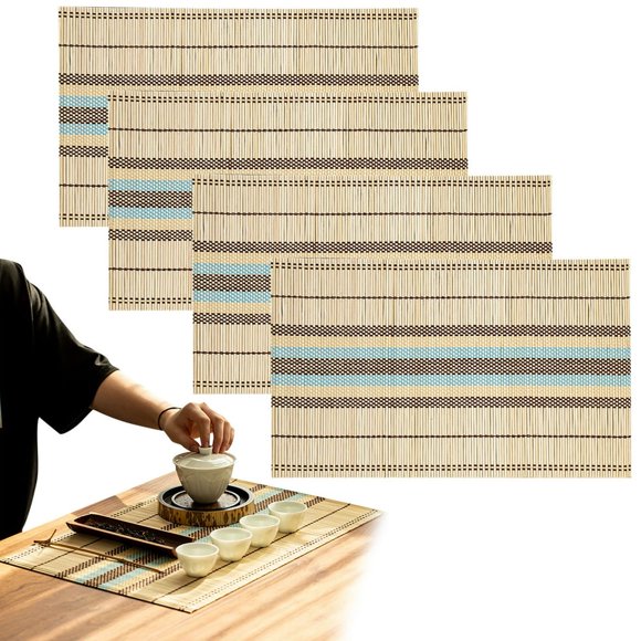MesaSe 4-piece Two-sided Square Household Thermal Insulation Mat 18.11X11.81IN