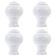 thumbnail image 1 of 4pcs Curtain Rod Finials Curtain Pole Finials Curtain Rod Ends Curtain Pole Plugs, 1 of 8
