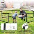 thumbnail image 2 of YORIN Trampoline pour Enfants de 7 à 8 Ans, Trampoline de 14 Pi pour Adultes avec Filet de Protection, Panier de Basketball, Échelle, Capacité de Poids de 1400 Lb, Trampoline Récréatif Extérieur, Trampoline Robuste, 2 of 7