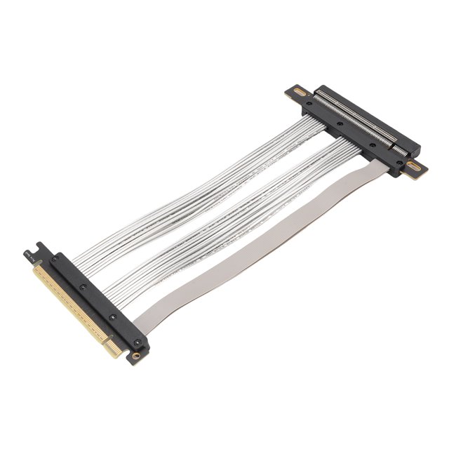 Câble Rehausseur PCIE 5.0, Câble Rehausseur PCIE 5.0 16X Compatible avec GPU WRX80 90E RTX4090 5090 RX8900 RX7900XTX 128 Go s Gen 5GPU Extension de Carte Graphique, Compatibilité Polyvalente