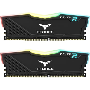 Team T-Force Delta RGB 16 Go (2 x 8 Go) 288 Broches RAM PC DDR4 3200 (PC4 25600) Mémoire de Bureau Modèle TF3D416G3200HC16FDC01