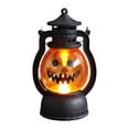 thumbnail image 2 of Dvkptbk Electronic Candle Halloween Lantern Halloween Decor Retro Decor Battery Lantern Flameless LED Candle Lantern Halloween Vintage Lantern Handheld Halloween Lamp Lighting & Ceiling, 2 of 6