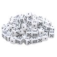 thumbnail image 1 of WE Games White Opaque Dice with Rounded Corners - 100 Pack, 1 of 3