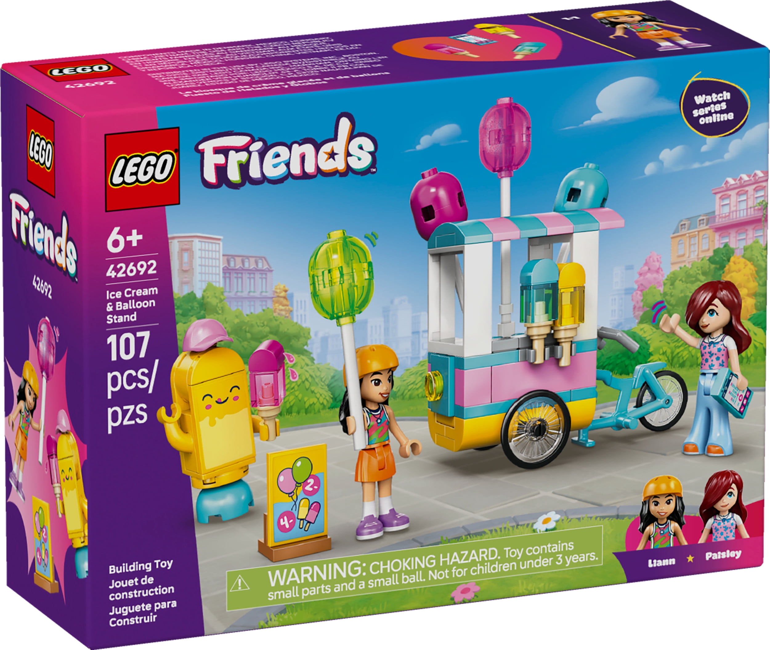 LEGO Friends Le Kiosque de Crème Glacée et de Ballons – Ensemble de construction – 42692