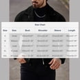 thumbnail image 3 of Dagegui Short Coats for Men Stylish Notch Lapel Zip Up Peacoat Solid Color Business Work Outwear Fall Clothes Beige M, 3 of 4
