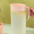 thumbnail image 4 of Plastic Pitcher with Lid,Plastic Large Water Pitcher with Lid,Mix Drinks Water Jug for Hot/Cold Beverage Jar Ice Tea Kettle,Straining Pitcher Round Lid for Cold,Plastic Cold Water Bottle, 4 of 6