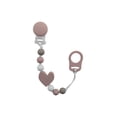thumbnail image 1 of Attache-tétine Tiny Teethers Statement Strand – Cœur – Style et confort combinés, 1 of 4