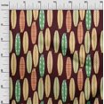 thumbnail image 3 of oneOone Rayon Brown Fabric Kids Floral Sewing Craft Projects Fabric Prints By Yard 56 Inch Wide, 3 of 4