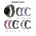 thumbnail image 4 of Amdohai Bracelet de Montre de Rechange Unisexe en Silicone 22 mm avec Barres à Ressort à Dégagement Rapide, Boucle Argentée, Compatible avec la Montre GARMIN, Blanc, 4 of 8