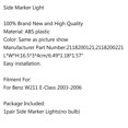 thumbnail image 5 of Pair For Benz W211 E-Class 03-2006 Side Marker Light in Bumper Turn Signal Lamp, 5 of 5