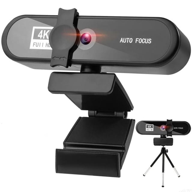 4K High Definition Webcam Autofocus Live Webcam USB Free Computer Camera Webcam Drive with Mic Computer Camera