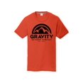 thumbnail image 1 of Gravity Outdoor Co. Youth Performance T-Shirt - Black Logo - Orange - Small, 1 of 2