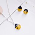 thumbnail image 3 of 1 Set Fashion Ladybird Jewelry Ladybug Necklace Earring Creative Jewelry, 3 of 8