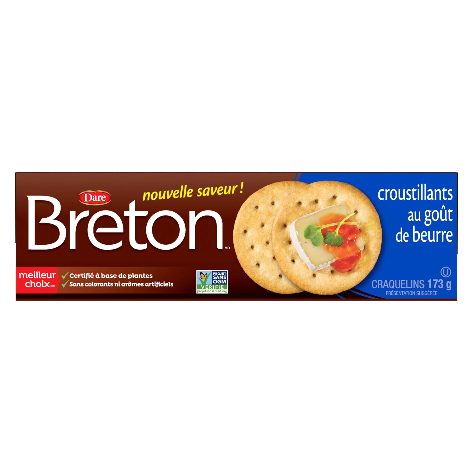 Craquelins Breton Croustillants au goût de beurre, 173g