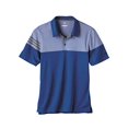 thumbnail image 2 of Adidas Mens Heathered 3-Stripes Colorblock Polo, 2XL, Collegiate Royal, 2 of 2