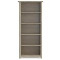 thumbnail image 3 of Amherst 30 inch Wide Solid Wood Transitional 5 Shelf Bookcase in Distressed Gray, 3 of 9