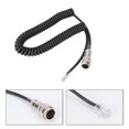 thumbnail image 3 of Domqga Microphone Accessories, Microphone Adapter Cable, 8pin to RJ-45 Modular Microphone Adapter For Yaesu FT-450D FT-897D FT-991 FT-891, 3 of 5