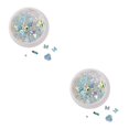 thumbnail image 2 of maskred 1/2/3/5 Art Crystal Flower Shining Rhinestone Pearl Sequin Rhinestone Manicure Decoration No.6 2PCS, 2 of 6