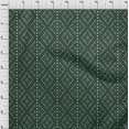 thumbnail image 3 of oneOone Cotton Cambric Fabric Ethnic Geometric Flame Stitch Printed Craft Fabric BTY 56 Inch Wide, 3 of 4