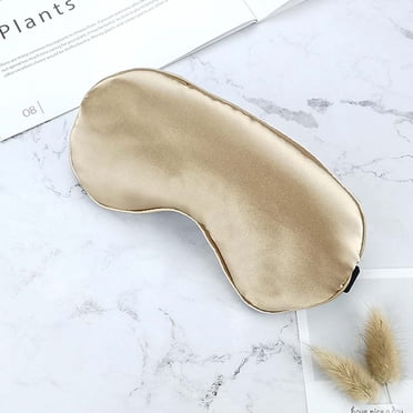 PVCS Sleep Mask Silk Blackouted Soft Travel Mask with Adjustable Strap Sleep Eye Mask