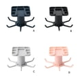 thumbnail image 3 of Maytalsory 1/2/3/5 Kitchen Hanger Self-adhesive Replacement Solid Color Punch-free 360 Degree Rotatable 6 Claw Detachable Mug Brush Rack Pink 1 Pc, 3 of 6