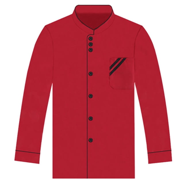 Unisex Short Long Sleeve Chef Jacket Coat Hotel Kitchen Service Uniform Workwear