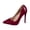 Wine, variant on Women's Closed Pointed Toe Stiletto High Heels Classic Slip On Dressy Shoes Lightweight Wedding Pumps Red Size 6.5