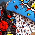 thumbnail image 3 of Marvel Spider-Man Comic 3-Piece Toddler Bedding Set, 3 of 9