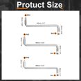 thumbnail image 2 of Uxcell 3pcs Offset Screwdriver Set PH1/SL5 PH2/SL6 PH3/SL8 Phillips Slotted Head Right Angle Screw Driver, 2 of 7