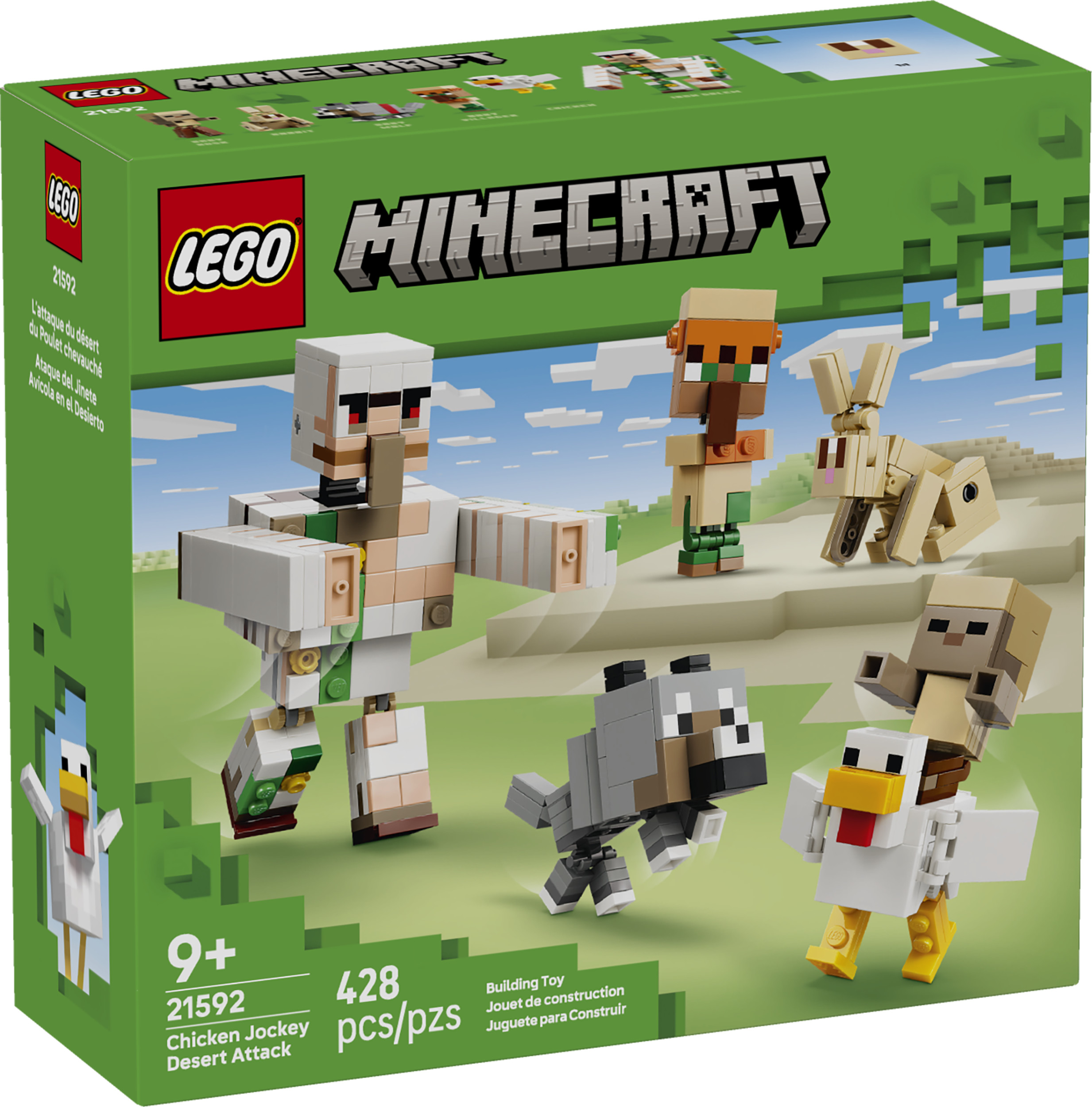 LEGO Minecraft L’Attaque du Désert du Poulet Chevauché 21592