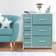 thumbnail image 4 of 7 Drawers Chest Dresser - Aqua, 4 of 7