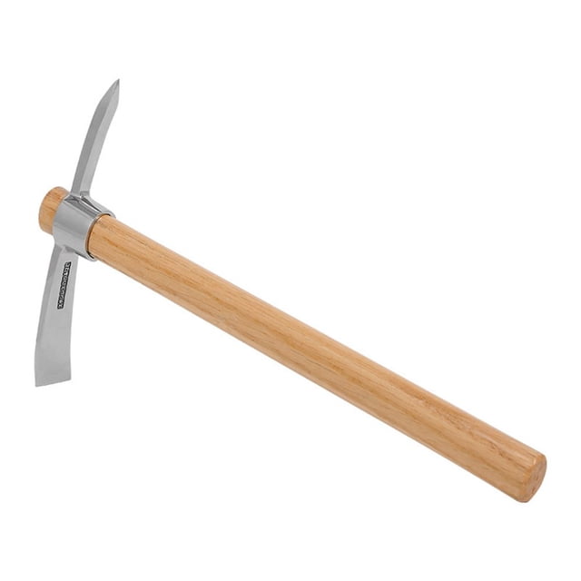 Pelle-piqueuse Multifonction pour Camping en Plein Air, Pelle à Main en Acier Inoxydable Robuste avec Manche en Bois. Dotée d'Une Tête en Acier Inoxydable à Haute Intensité Résistante à la corrosion et à la Chaleur, d'Un design Détachable pour la Portabilité, et d'Un Manche en Bois Massif avec une surface Lisse pour une Prise Confortable. la Pelle-Piqueuse Présente une Pointe de Coupe Tranchante pour un Creusage et une excavation Efficaces, avec une Finition Polie Miroir pour un Nettoyage Facile.