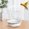 thumbnail image 2 of Hearth & Gear Bird Cage Round Portable Handrail Small Bird Cage Cage For Birds Bird Travel Cage For Lovebirds Conures 1pc Food Ready to Use Hanging for Multiple Birds for Window Post Boxes Outdoor, 2 of 6