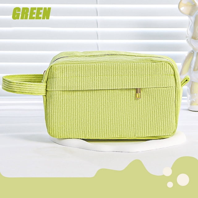 Large Pencil Case,Corduroy Pencil Case Storage Bag High-End High Value Large Capacity Pencil Case,Large Storage Bags,Large Capacity Pencil Case,Large Pencil Bag