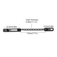 thumbnail image 1 of Stainless Steel Chain Lock, Anti Theft Chain Lock, Door Chain Lock  Latch Guard Chain Stainless  Anti Theft Steel Door, Deadbolts, 1 of 8